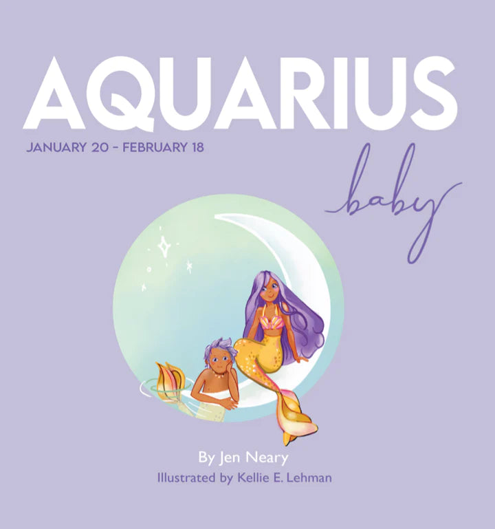 Aquarius zodiac baby book