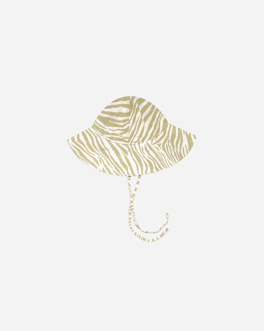 floppy sun hat || zebra