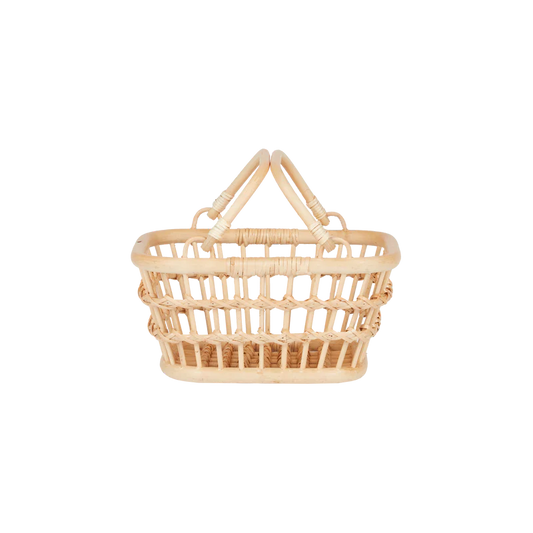 Rattan Tarry Basket - Wheat