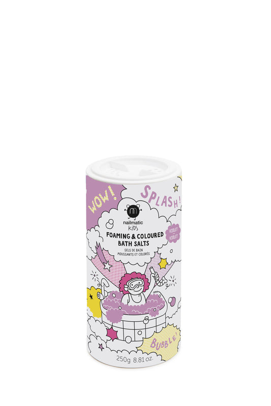 Foaming & Coloured Bath Salts Purple
