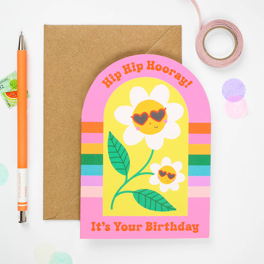 Hip Hip Hooray Birthday Card