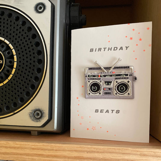 Patch Cards Boom Box