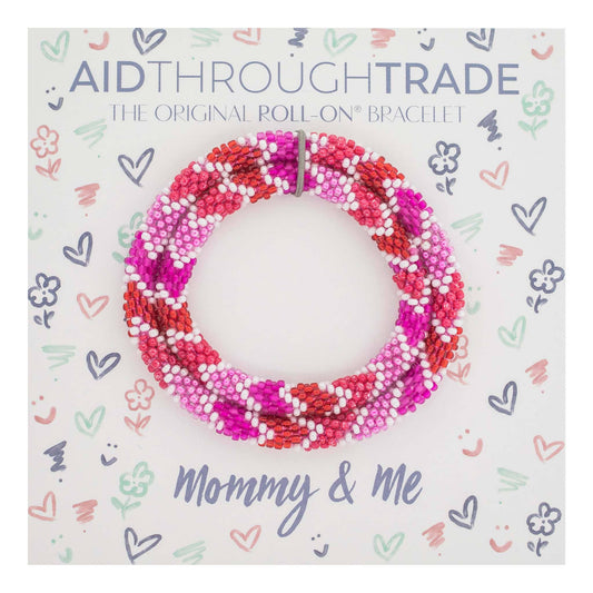 Mommy & Me Roll-On® Bracelets Cupid  - Set of 2