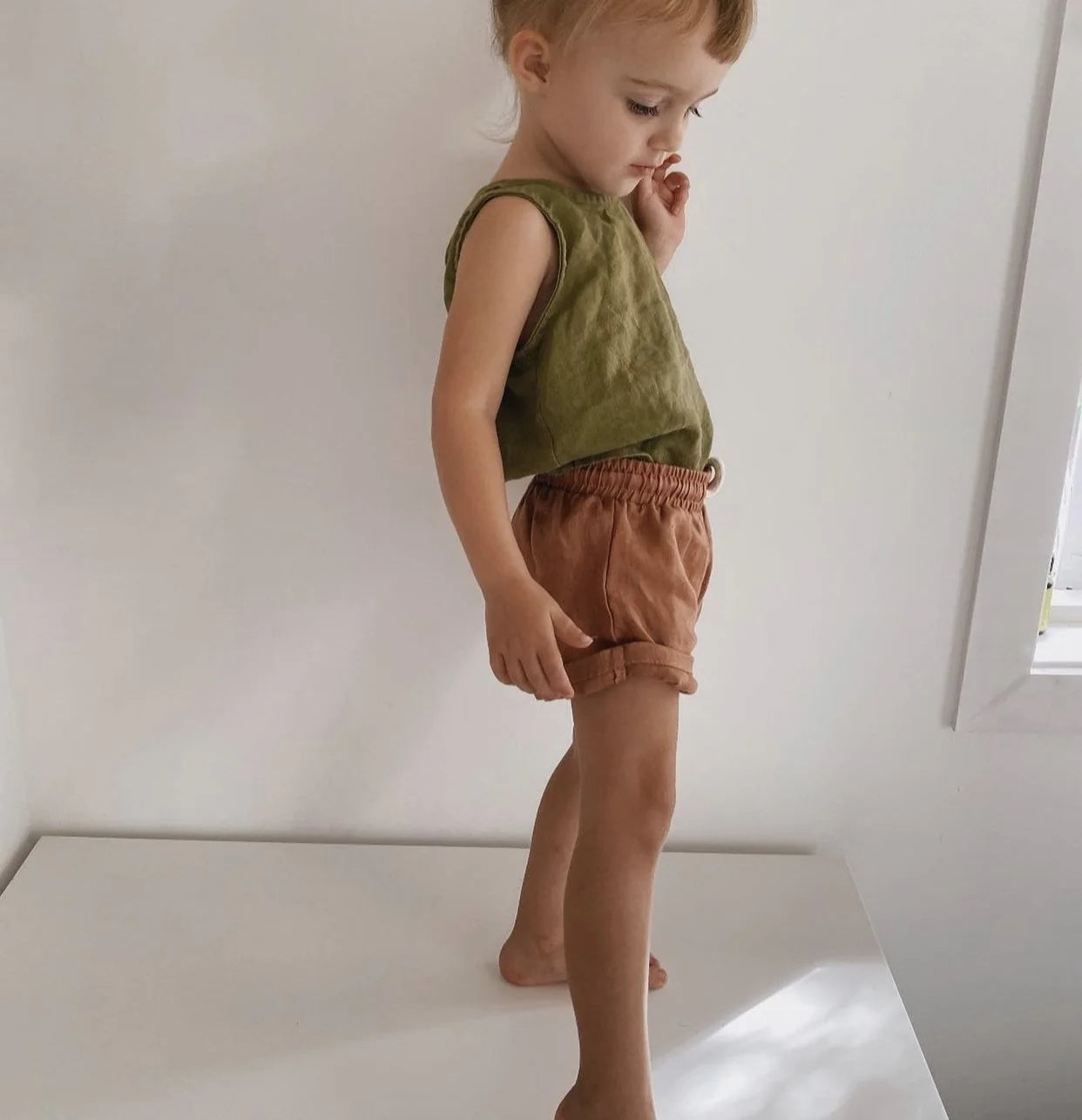 Linen Singlet